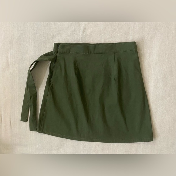 Anthropologie wrap mini skirt  NWT - Picture 8 of 14